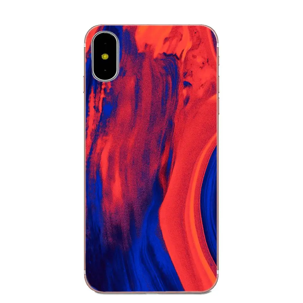 Красочный Абстрактный Psychedelic окрашенный чехол для телефона Apple iPhone 4 4S 5 5C 5S SE 6 6S 7 8