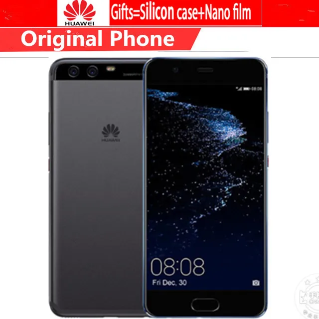 Huawei P10 4G RAM 128GB ROM Global Firmware Full LTE Band Mobile Phone Octa Core 5.1" Dual Rear Camera 20.0MP+12.0MP NFC OTG OTA