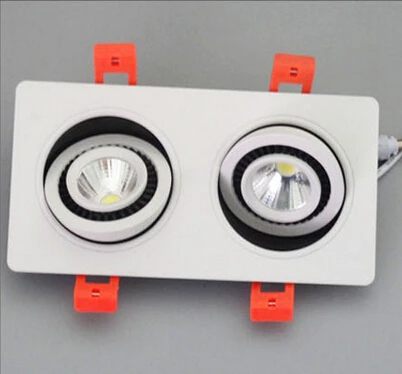 Бесплатная доставка 2*10 Вт Теплый Холодный белый двойной COB светодиодный