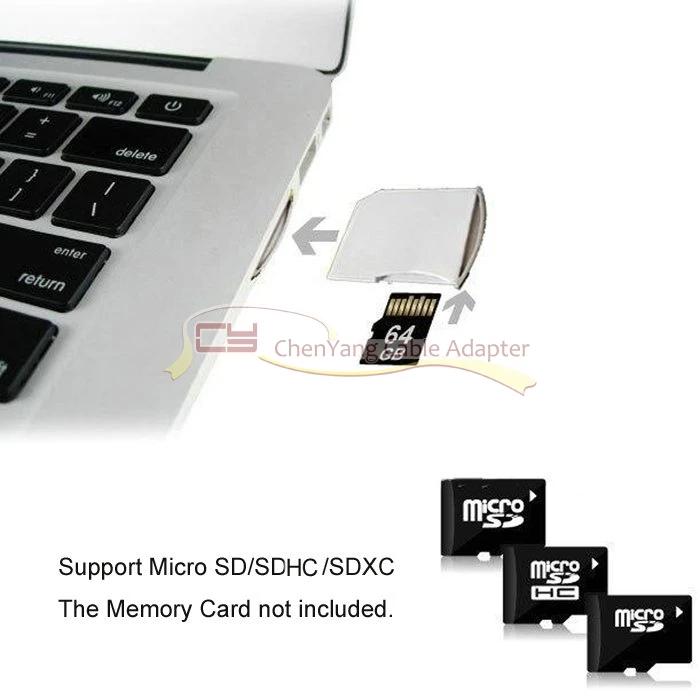 Micro SD TF to Card Kit Mini Adaptor for Extra Storage Macbook Air / Pro Retina White | Компьютеры и офис