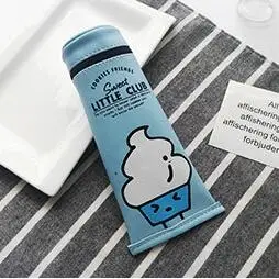 Школьный чехол для карандашей зубная паста estuche escolar chocolate kalem kutusu чехол для карандашей fourniture scolaire astuccio scuola papelaria - Цвет: school pencil case