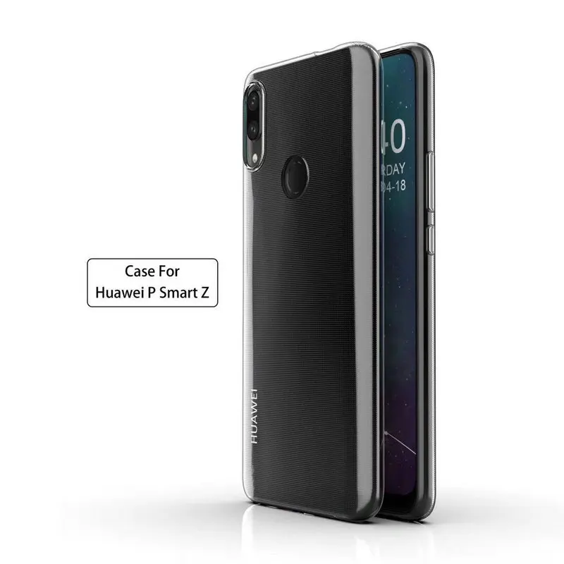 Прозрачный силиконовый чехол для Huawei P Smart Z Honor 9X STK-LX1 Премиум Y9 Prime 2019 мягкий