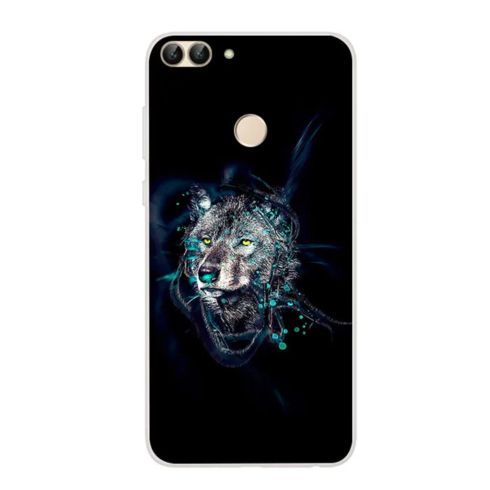 Силиконовый чехол 5,65 дюйма для huawei P Smart чехол Симпатичные, из мягкого ТПУ чехол для huawei P Smart Cover PSmart для huawei enjoy 7s - Цвет: 23