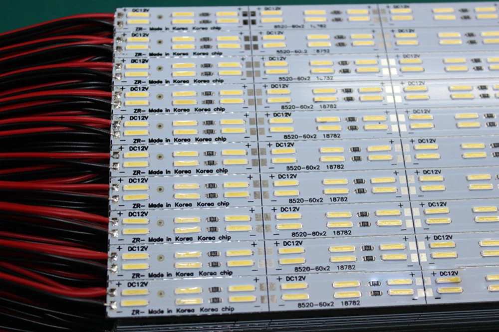 Fanlive 100 шт * см высокий яркий двухрядный 8520 DC 12V 120 светодиодный S SMD 35 Вт/м