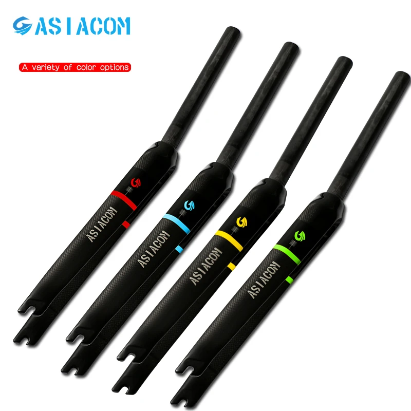 Новые ASIACOM 700* 23C дорожный велосипед 3 К/UD/12 К полный углеродного волокна вилка трудно вилка трек фиксированных Шестерни велосипед угольная передняя вилка