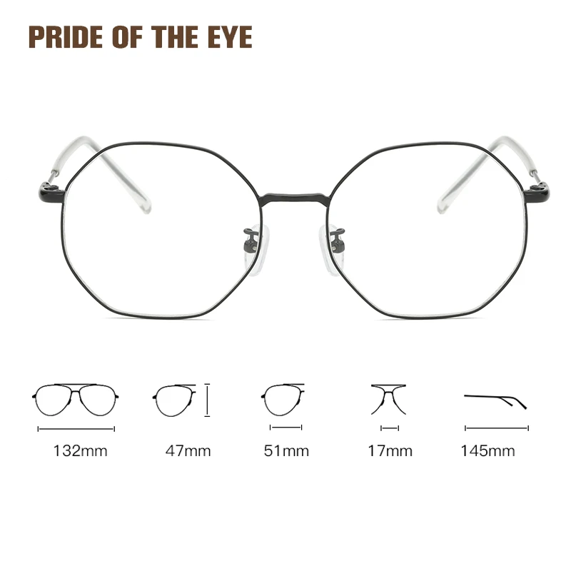 Unique Artistic Fashion Retro Geometry Type Anti Blue Ray Glasses for Men Women Computer User Radiation Polygonous | Аксессуары для