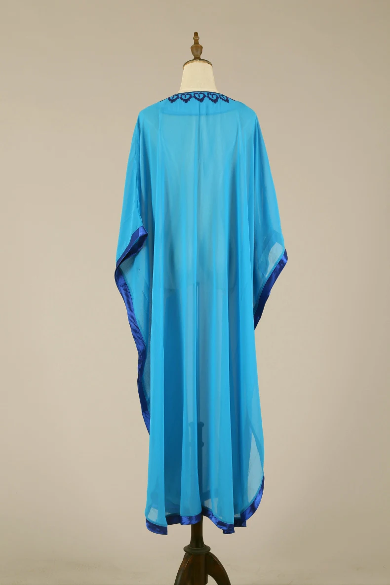 Женские турецкие кафтаны с принтом шифоновый кафтан Loungewear пляжный купальник-бикини