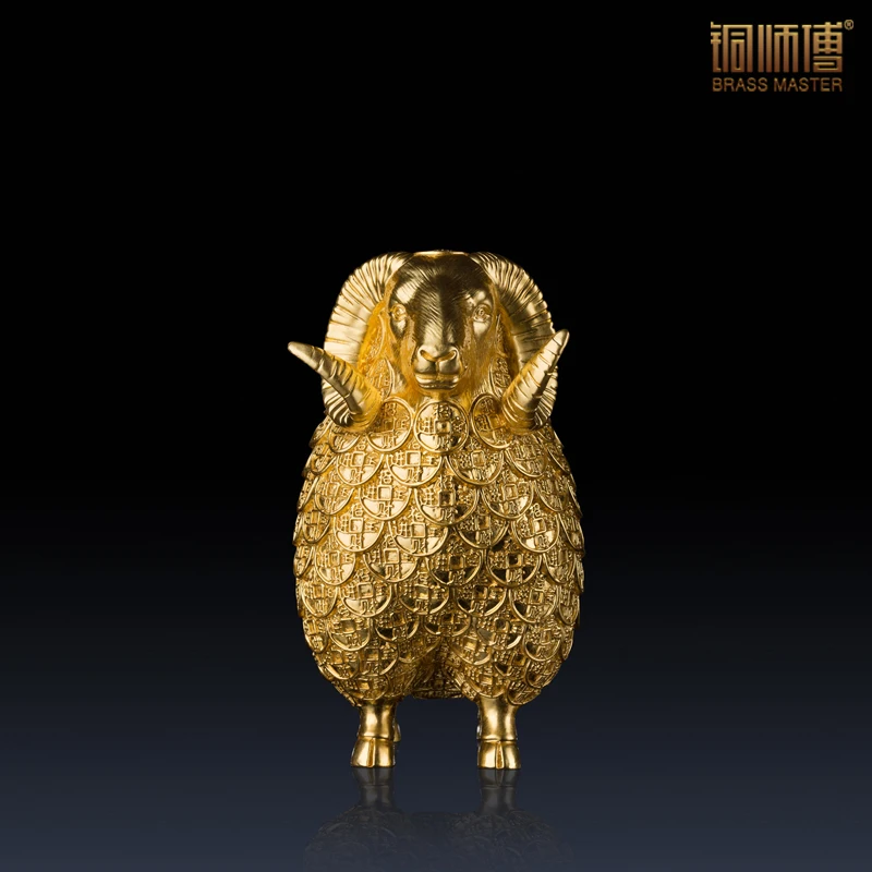 Медный мастер медные украшения &quotСделано деньги (золото)&quot домашнего интерьера