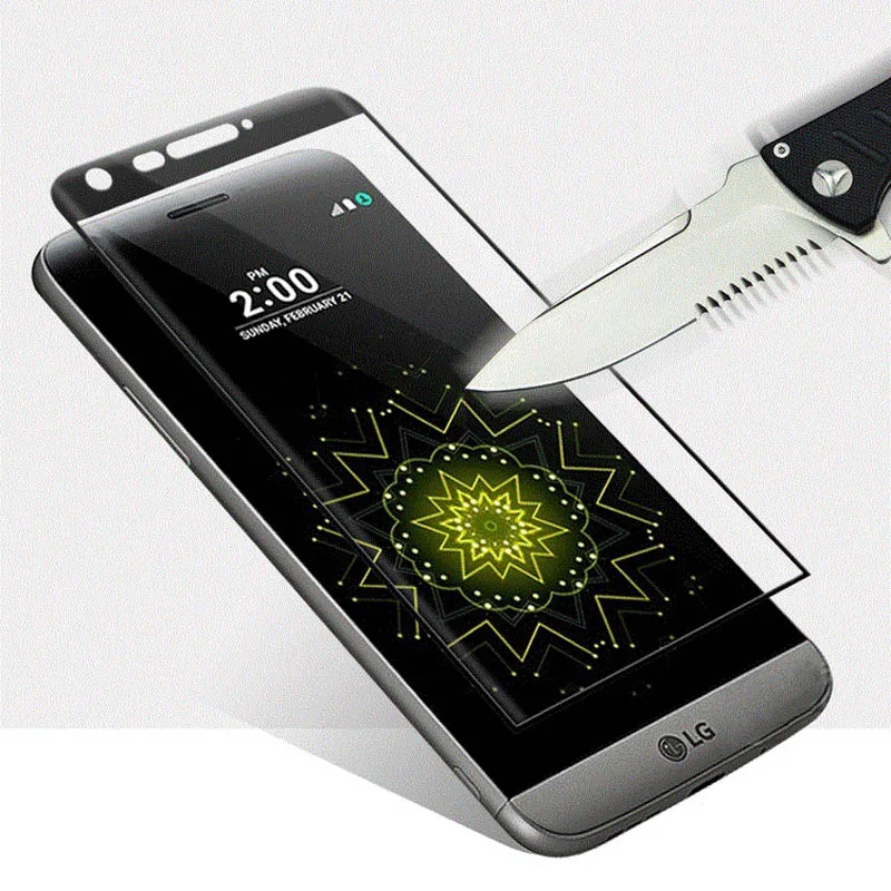 100 шт./лот 3D закаленное стекло для LG G5 SE Полное покрытие экрана Взрывозащищенная