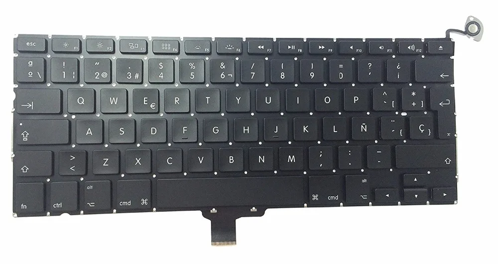 Новый для Фирменная Новинка Испанский Teclado клавиатура MacBook Pro 13 A1278 MC700 MB990 MB991 mb990lla