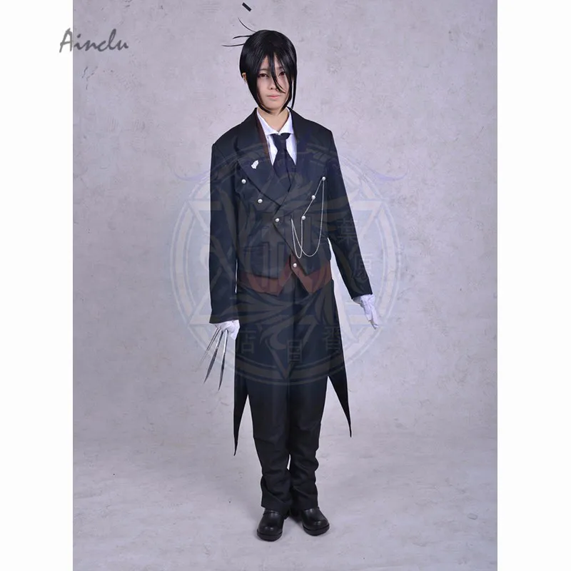 Костюм для косплея Ainclu на заказ взрослых и детей аниме Себастьян михаелис