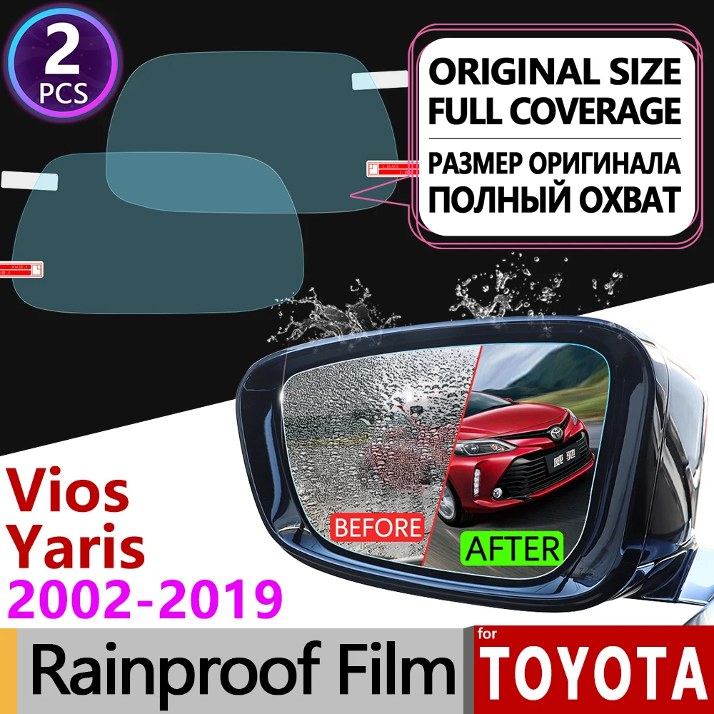 Противотуманные пленки для Toyota Vios Yaris Belta Soluna 2002 2019 xp40 xp90 xp150 аксессуары зеркала