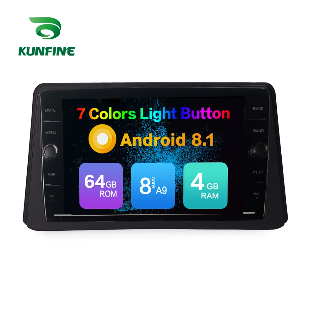 Восьмиядерный 4 Гб ОЗУ 64 ПЗУ Android 8 1 автомобильный DVD GPS плеер Deckless стерео для BUICK
