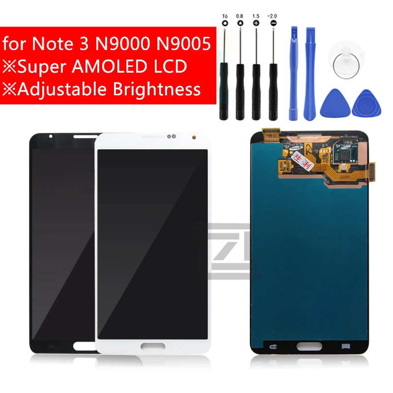 ЖК дисплей для Samsung Galaxy Note 3 N9000 N9005 сенсорный экран с дигитайзером Super AMOLED Note3