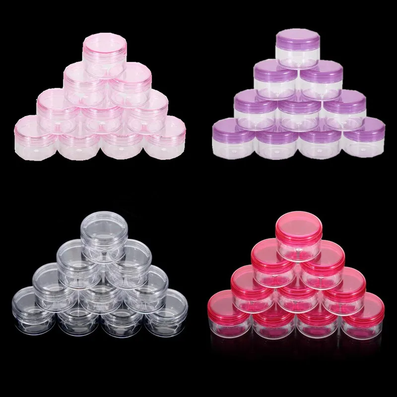 10 шт./лот банки для косметики горшок коробка макияжа дизайн ногтей косметика