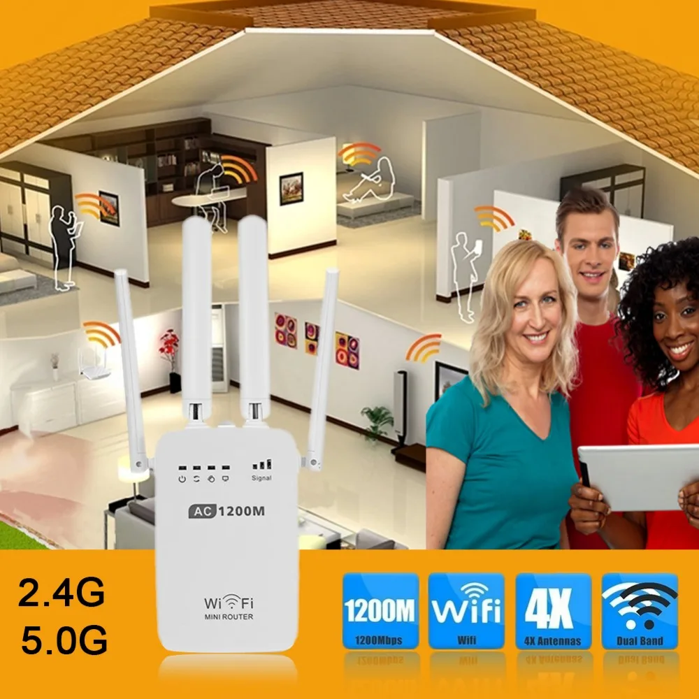 Wavlink 300/1200 м WIFI ретранслятор/маршрутизатор/точка доступа беспроводной Wi Fi