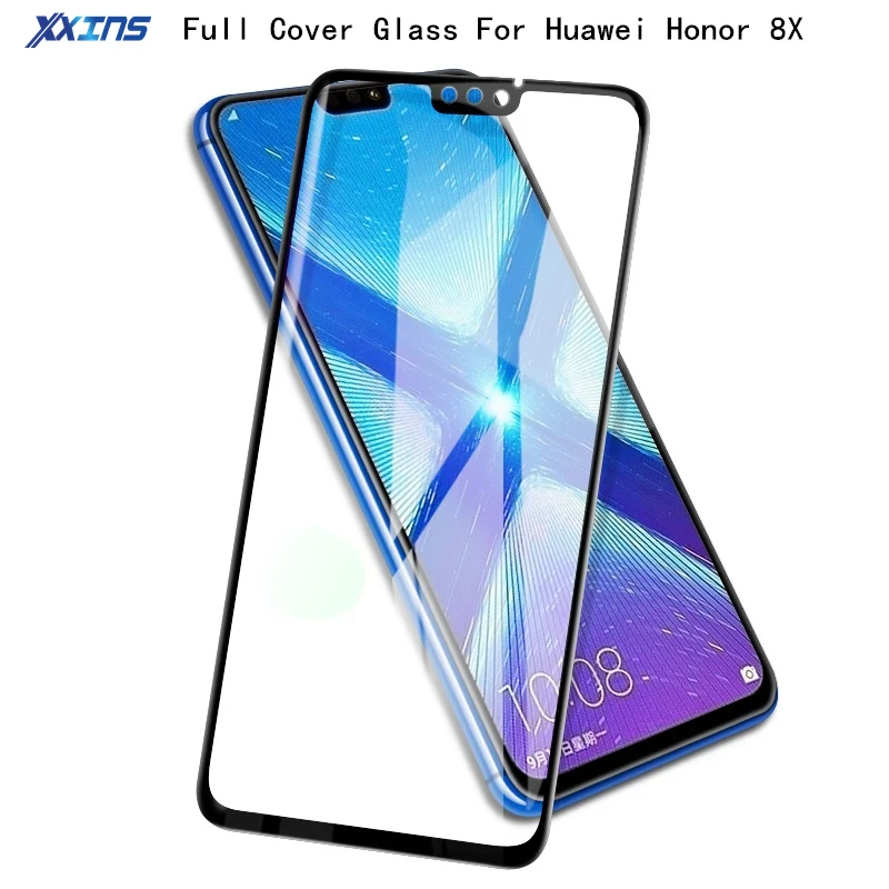 Полное покрытие закаленное стекло для смартфона huawei Honor 8X 6 5 дюймов экран 64/128 ГБ 4/6
