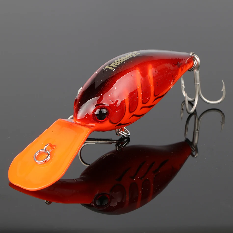 Tsurinoya 1 шт. DW21 Crankbait Дайвинг 2 5-3 м Пластик жесткие приманки для ловли рыбы Кривошип