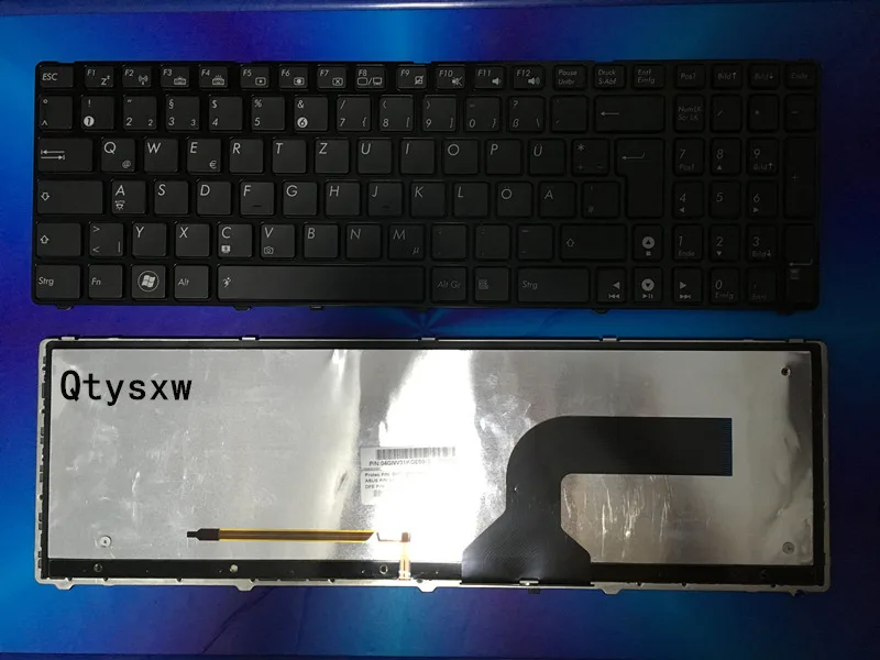 100% новая и оригинальная немецкая клавиатура G51 G51J G51V G53 G53JW G60 G60J G72 G73 N61 черная