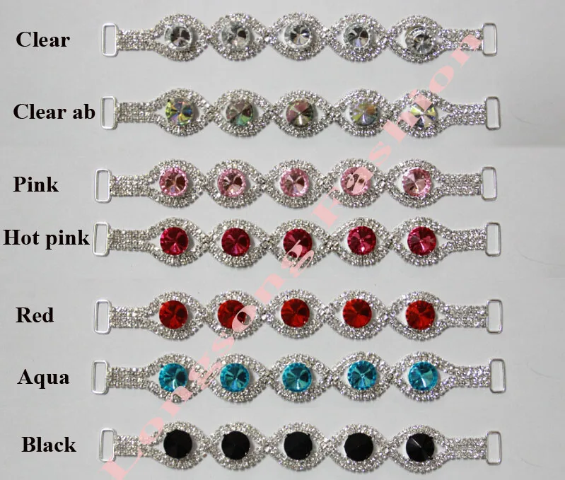 

Free Shipping Wholesale 20pcs/lot 6.5'' Rhinestone Connector For Swimming Wear Bikini Connector Headband Connector RC091601