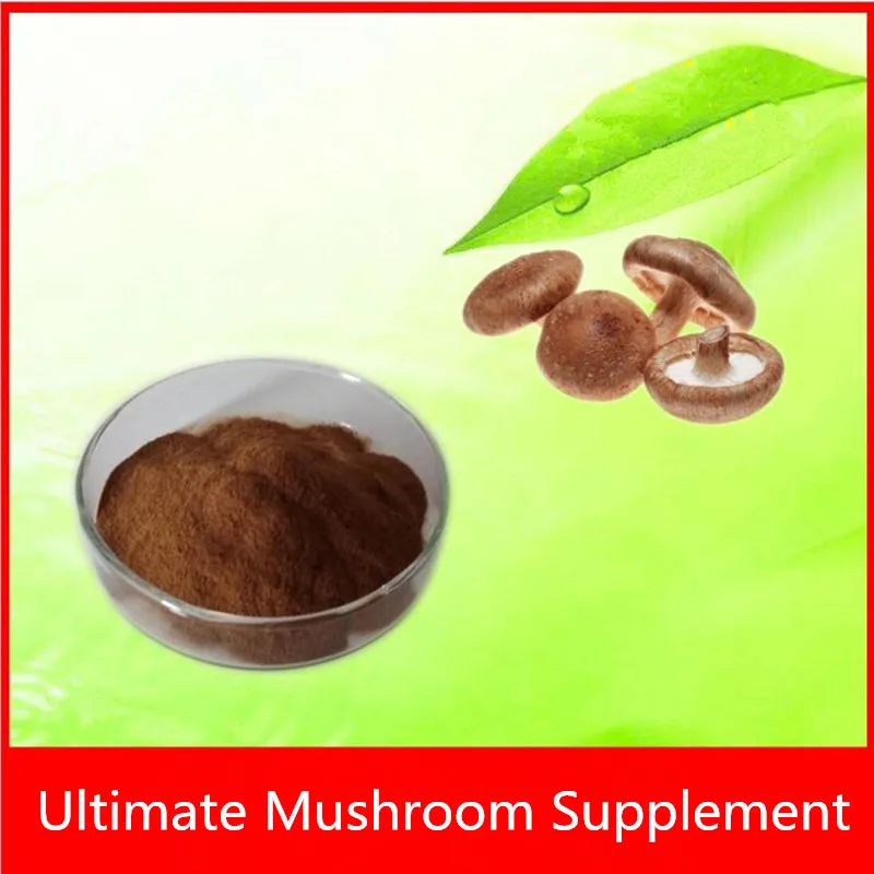 500 g Ultimate Mushroom Supplement-Reishi, Cordyceps, Maitake, Shiitake, экстракт Чаги - Цвет: 500 g