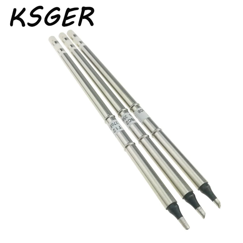 KSGER T12 BC2 черный уровень OX Электрические паяльники для Hakko FX951 STM32 STC OLED контроллер
