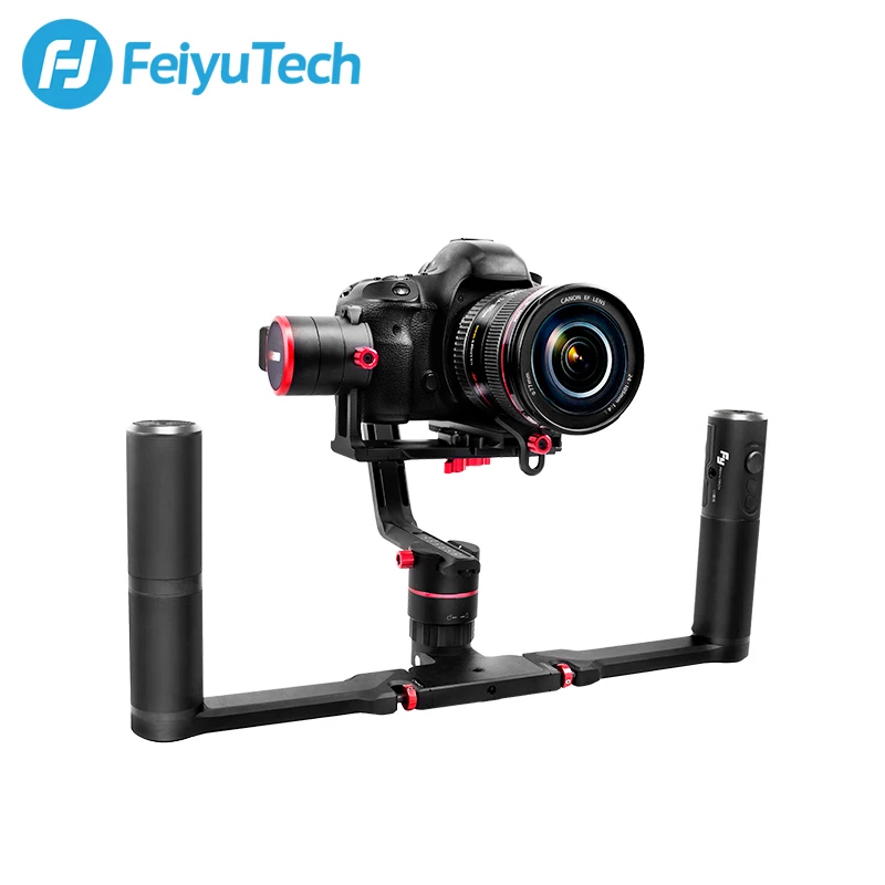 3-осевой стабилизатор FeiyuTech Feiyu a2000 для DSLR-камеры двойной ручной с нагрузкой 2 5 кг