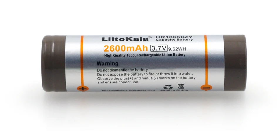 Liitokala 1 шт./лот новый оригинальный 18650 ur18650zy 3.7 В 2600 мАч Перезаряжаемые Аккумулятор