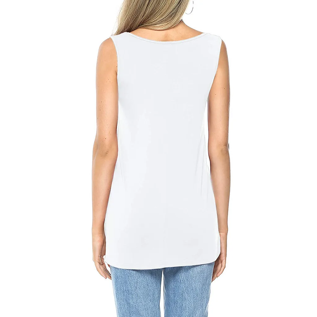 Женская блузка без рукавов SAGACE однотонная Лоскутная Блузка для беременных топы