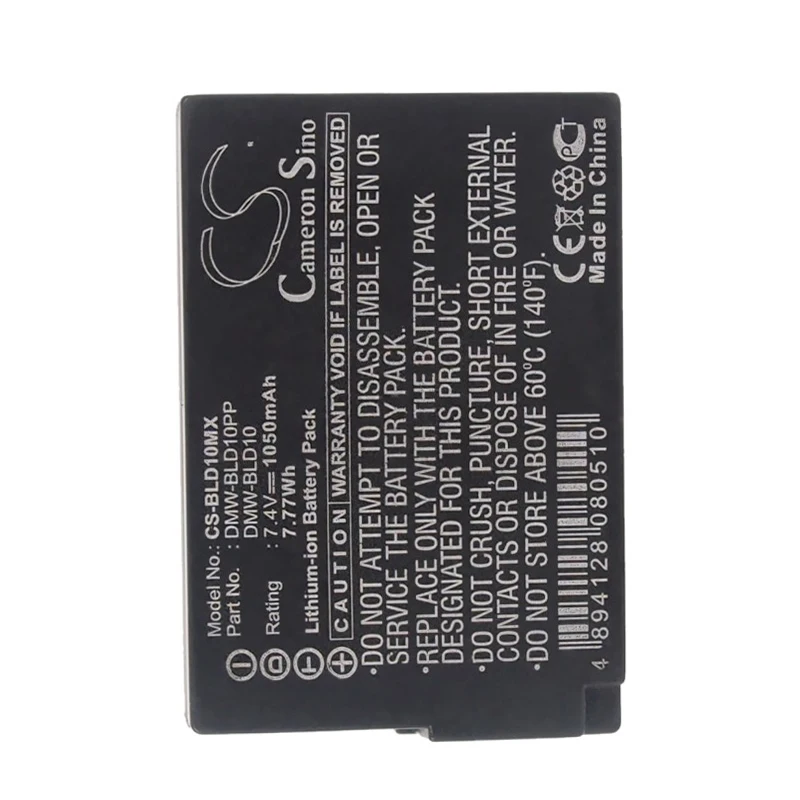 Cameron Sino 1050mah battery for PANASONIC Lumix DMC-G3 DMC-G3KT DMC-GX1WS DMC-TS2D DMC-ZS7K DMC-G3R DMW-BLD10GK DMW-BLD10PP | Электроника