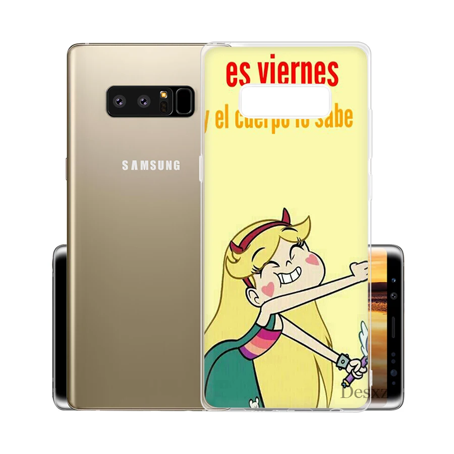 Чехол для телефона Star Vs The Force Of Evil Samsung Galaxy S7 Edge S8 S9 Plus Note 8 9 | Мобильные телефоны и