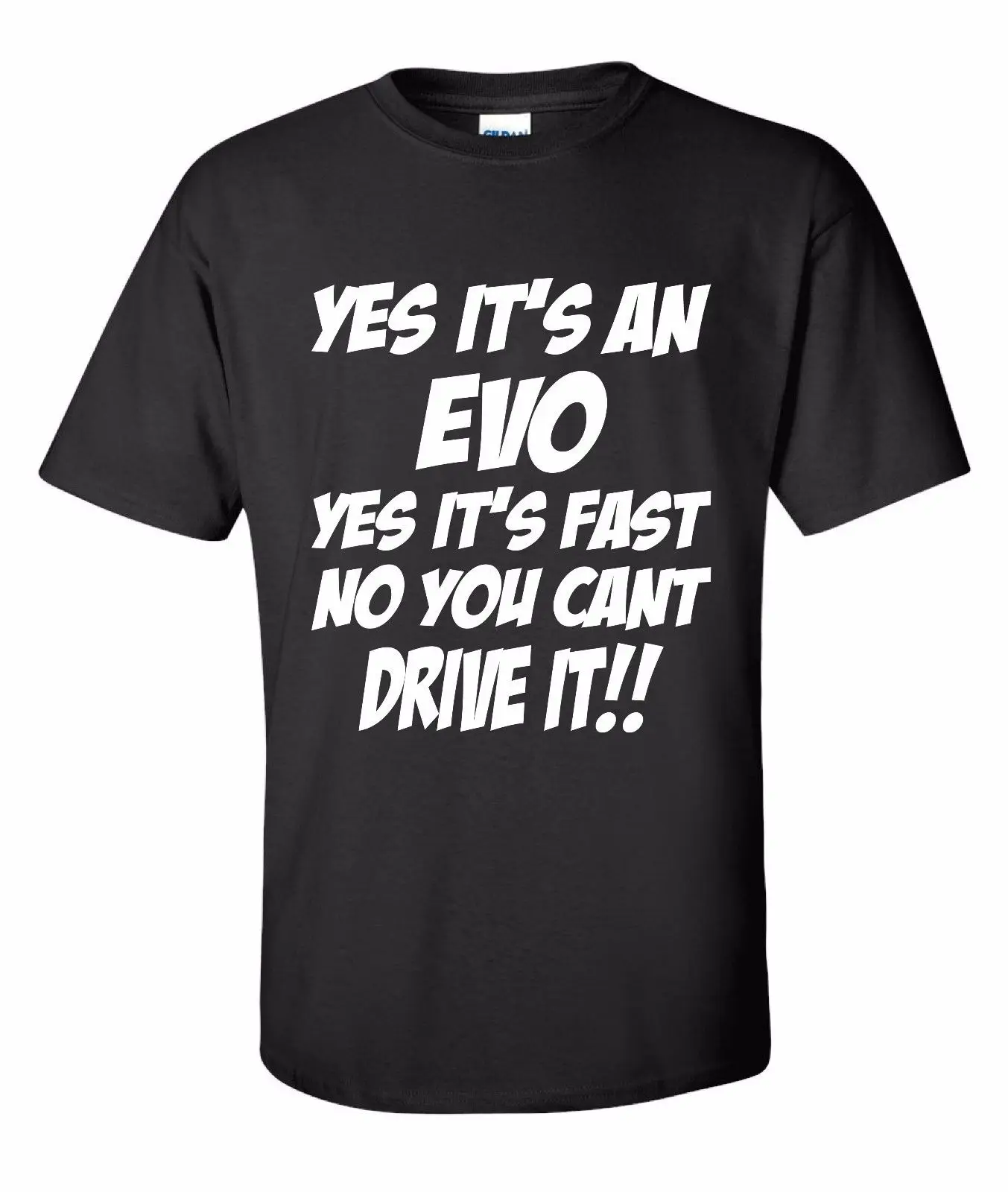 EVO футболка Черная S 3XL JDM Mitsubishi Lancer Evolution 7 8 9 10 X|Мужские футболки| |