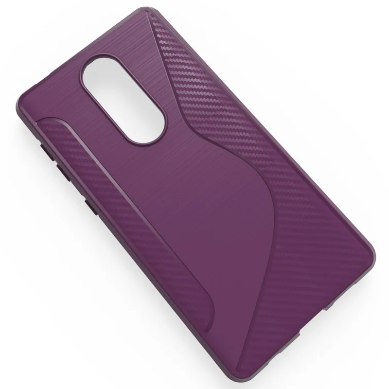 S LINE Skid-proof Soft TPU Silicone protective Case Cover for Nokia 7 C1 |