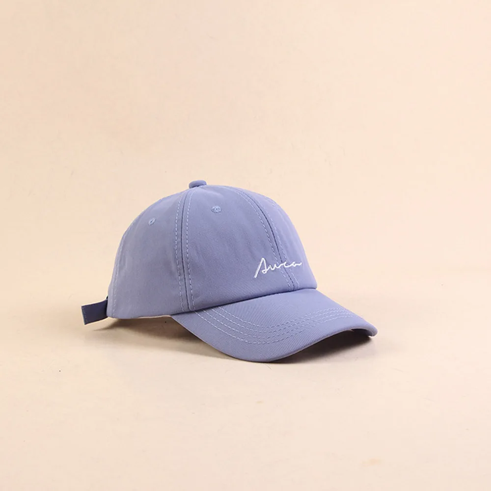 Blue Baseball Cap FS Летняя женская мужская шапочка из спандекса Snapback хип хоп шляпа уличная вышивка хлопок желтый фиолетовый повседневные бейсболки Casquettes - Цвет: Blue Baseball Cap