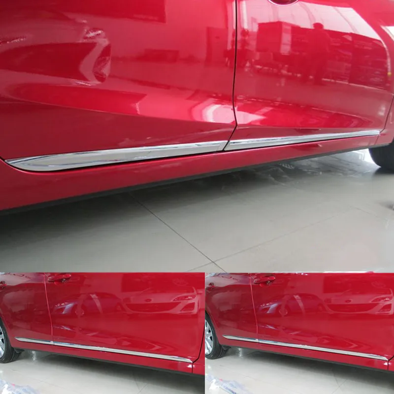 

Auto side door moulding trim for mazda 3 2014 , ABS auto accessories