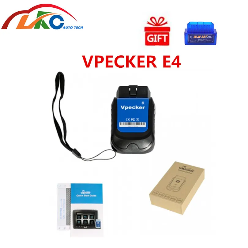 Полная система Bluetooth VPECKER E4 Easydiag инструмент для сканирования OBD2 Android измерения