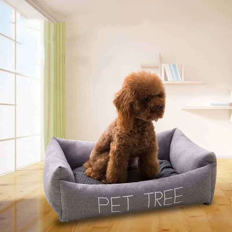 Fashion Letters Printed Pet Dog Beds Newly Design Self-heating Mats for Small Dogs Winter Thickening Warm French Bulldog20E | Дом и сад