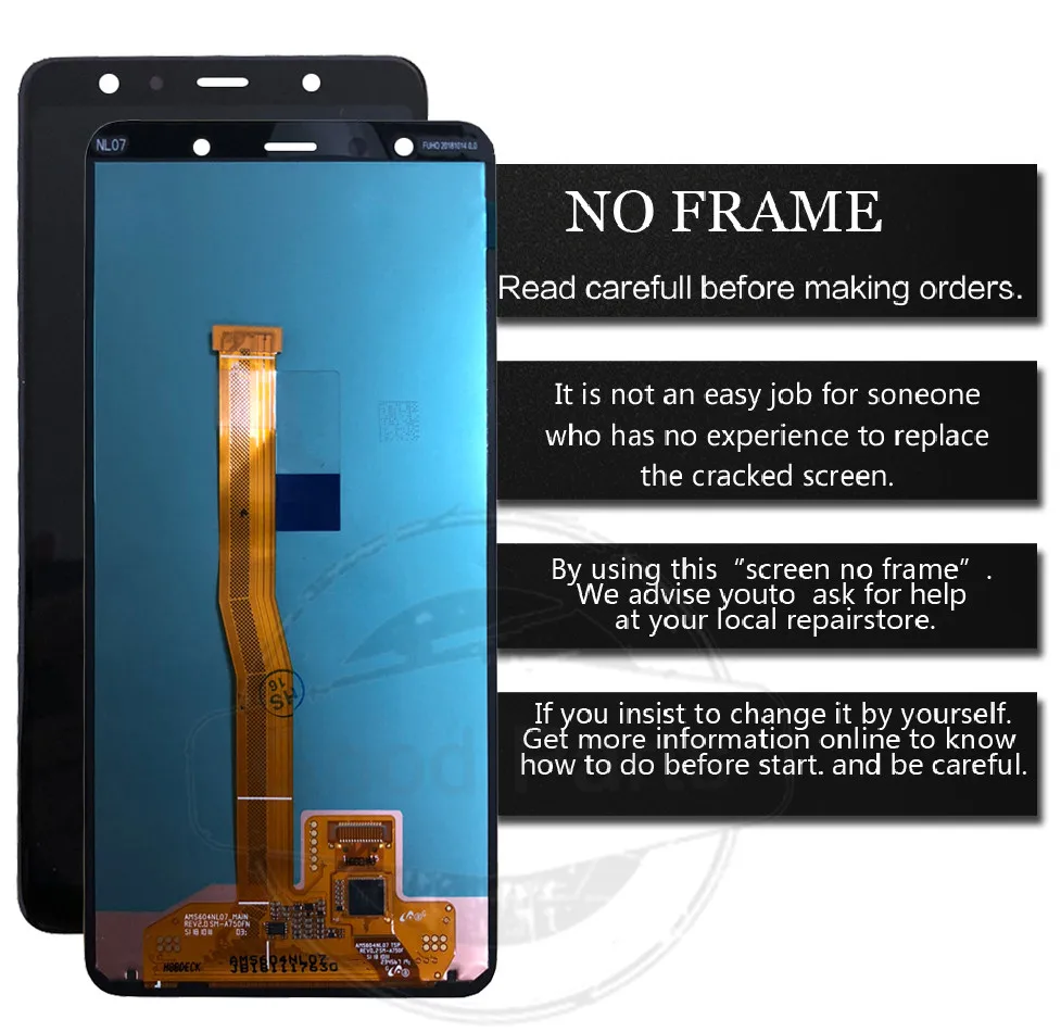 Amoled 6 0 &quotдля Samsung Galaxy A7 2018 SM-A750F A750F A750 ЖК-дисплей кодирующий преобразователь