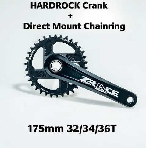 175 Zracing HARDROCK 1x10 11 12 speed Crankset Vickers-твердость 21! Для MTB 170 мм/175 мм, 32 T/34 T, цепной набор коленей SRAM EAGLE - Цвет: 175