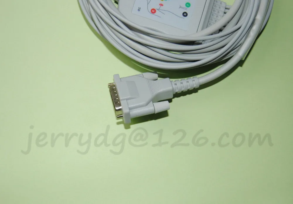 Совместимый с Schiller EKG кабель с 10 leadwires, ECG кабель пациента Banana4.0