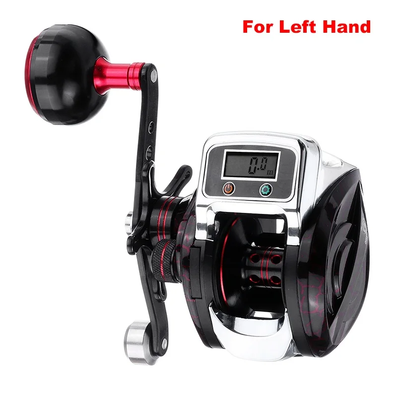 Left Hand Digital Display 14+ 1 Bearings Waterproof 6.3:1 Left / Right Hand Baitcasting Fishing Reel High Speed Fishing Reel Brake System - Цвет: Left Hand