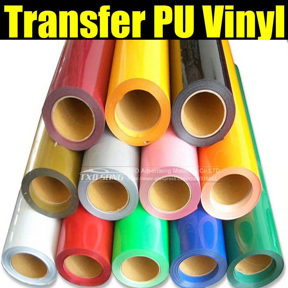 

50CMX100CM/LOT Transfer PU VIINYL FOR CLOTHES, Fabric PU HEAT TRANSFER FILM BY FREE SHIPPING