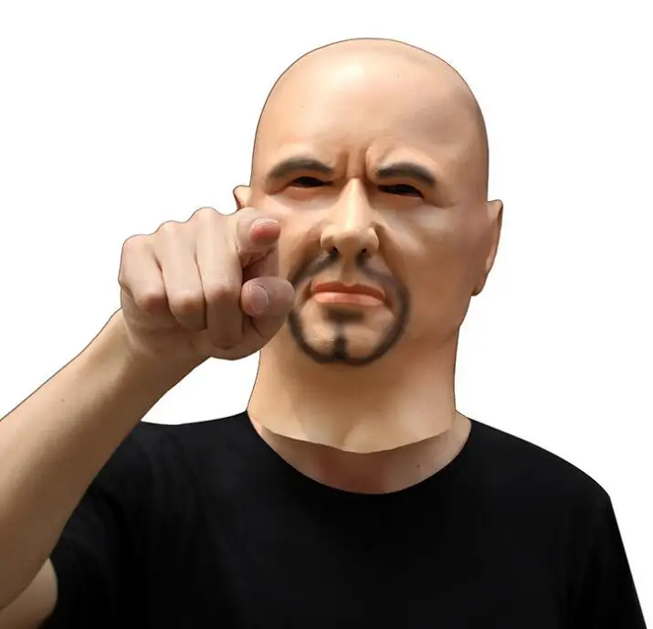 Новый качественный милый Косплей смешной Cos мафия босс латексная маска для