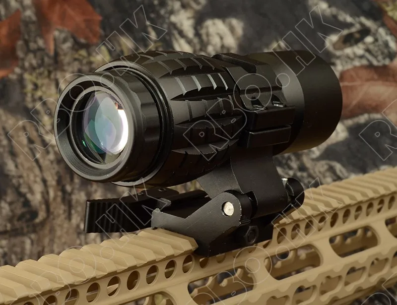 Тактический прицел с красной точкой 3x лупа подходит для прицела Aimpoint с откидной в сторону Пикатинни Вивер рейку Охота M9443