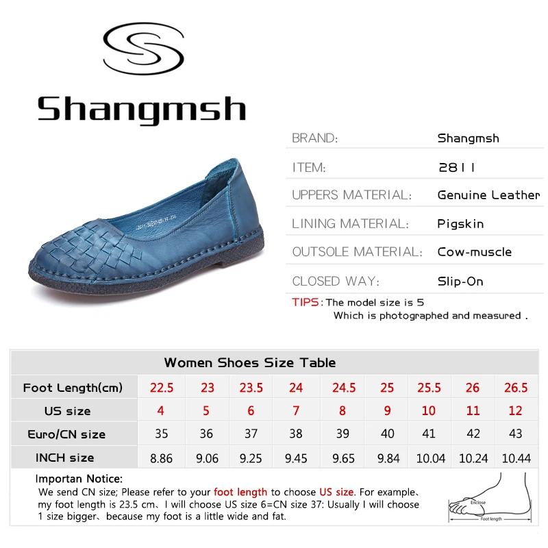 Shangmsh Handmade Casual Shoe Women Driving Soft Flat Solid Genuine Leather Wild Retro Shoes Weave Ladies | Обувь