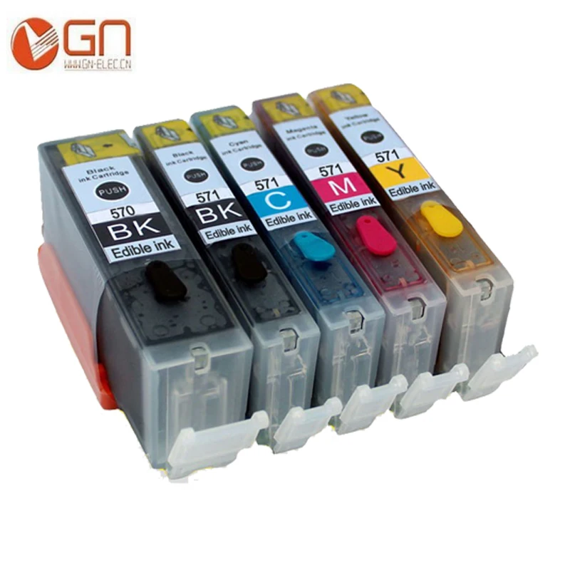 GN PGI 570XL CLI 571XL 570 картридж со съедобными чернилами для canon Pixma MG5700 MG5750 MG5751 MG5752 MG5753 MG6800