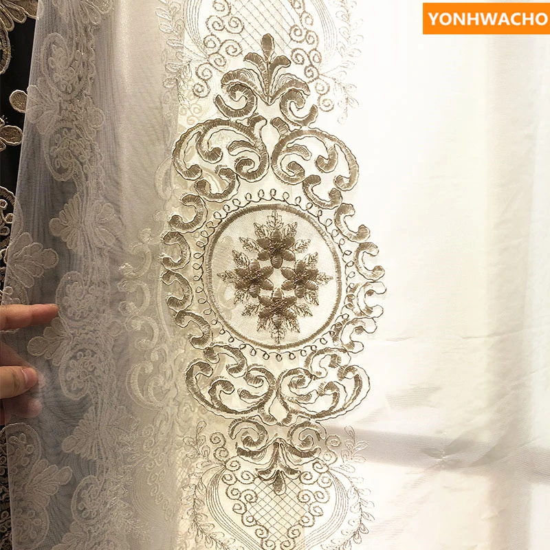 Шторы на заказ однотонные китайские комбинированные занавески для гостиной