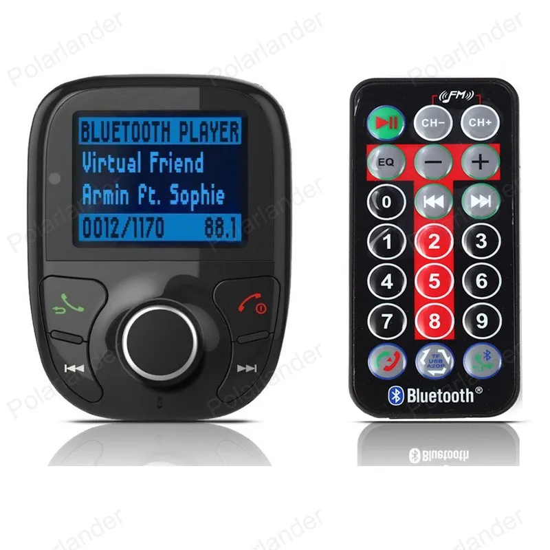 Автомобильный комплект громкой связи Bluetooth MP3 плеер AUX Громкая связь FM-передатчик