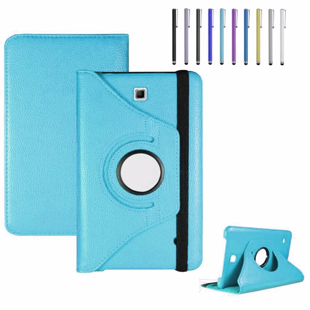 SM T230 T231 чехол для Samsung Galaxy Tab 4 7 0 дюймов T235 360 Вращение Флип PU кожаный Funda Capa|for samsung