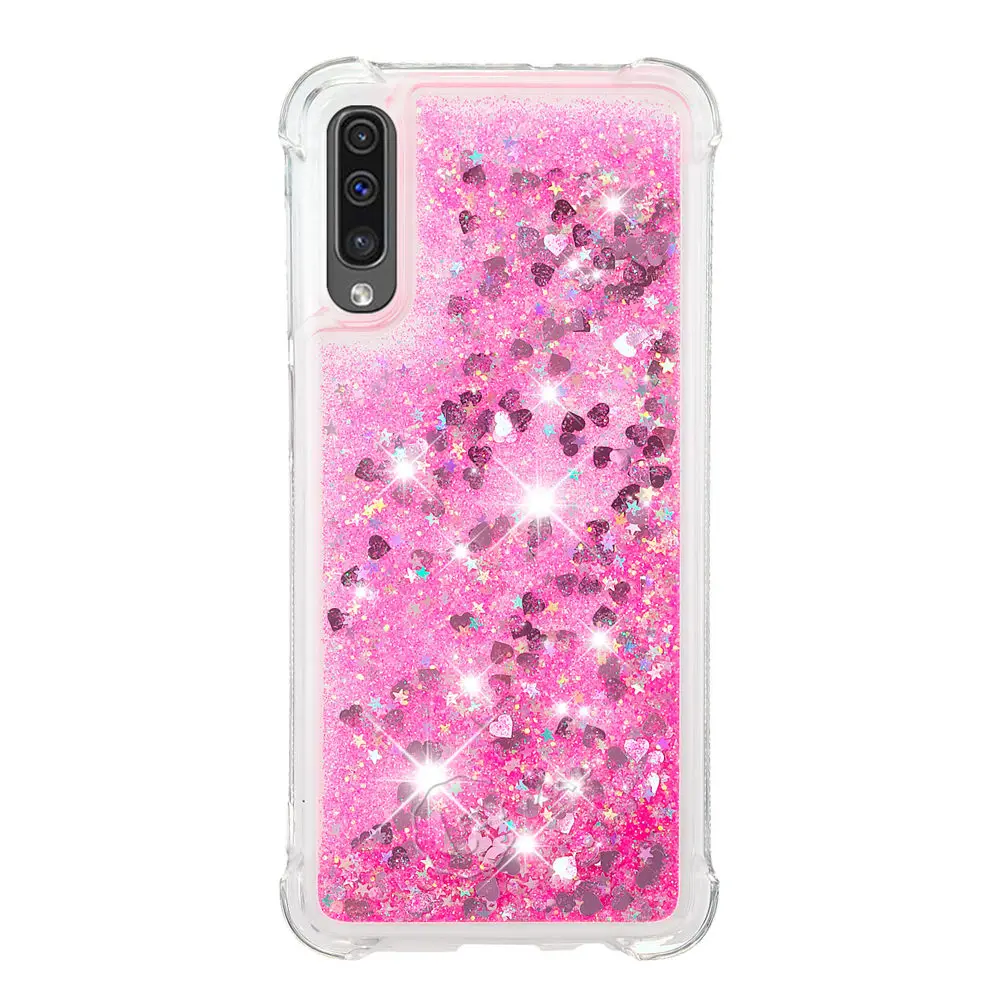Блестящий чехол со звездами для Samsung Galaxy A50 A 50 2019 A505FN A505F/DS SM-A505FN SM-A505F/DS жидкий